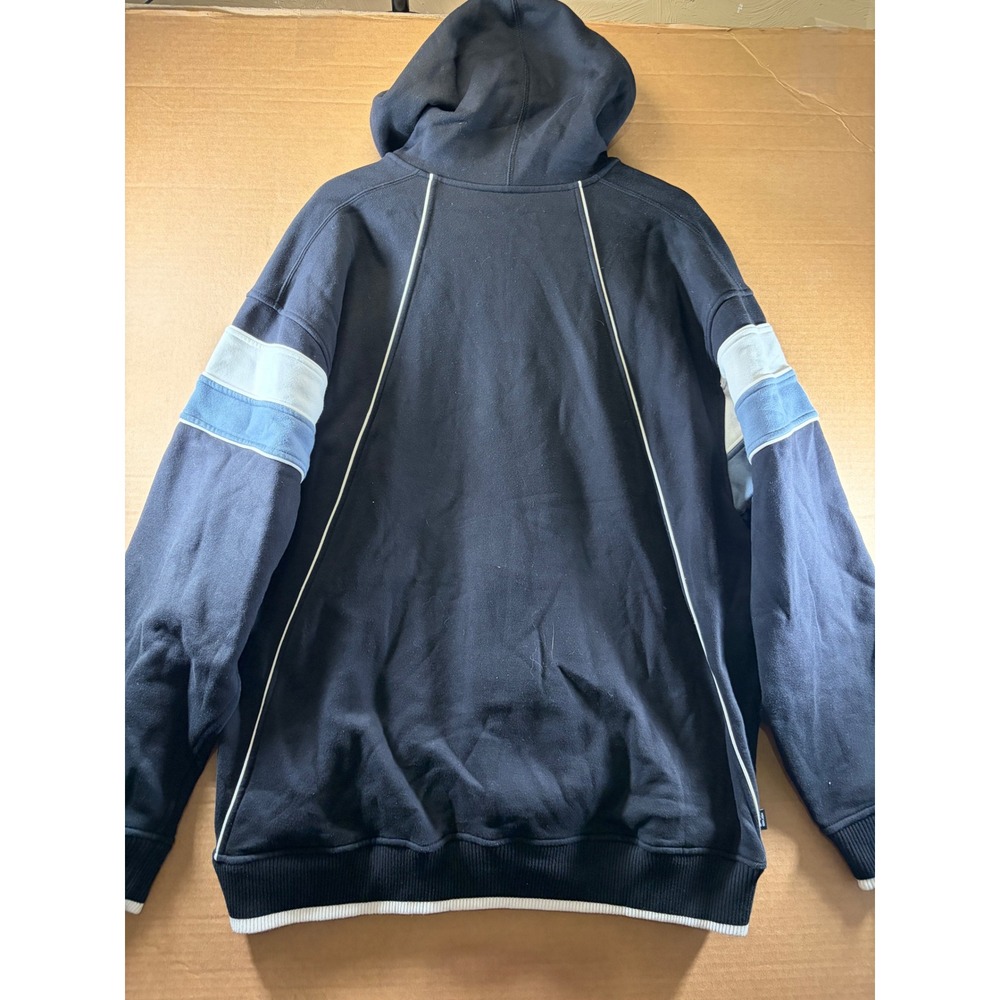 Sean John Tracksuit Set Mens 3XL Navy Blue Full Zip Hoodie Sweatpants Vintag Y2K - Picture 12 of 15